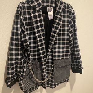 The Ragged Priest Blazer / lightly worn / front chain detail